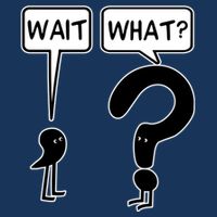 Wait What Funny Grammar Questioning Punctuation Infant Baby Jersey Bodysuit