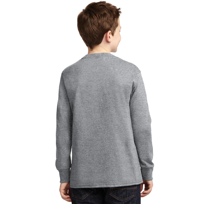 Wait What Funny Grammar Questioning Punctuation Kids Long Sleeve Shirt