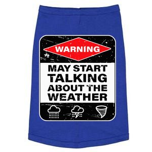 Weather Warning Funny Raining Storms Meteorology Doggie Tank