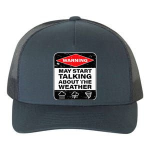 Weather Warning Funny Raining Storms Meteorology Yupoong Adult 5-Panel Trucker Hat