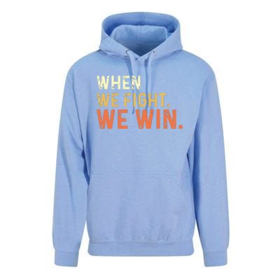 When We Fight We Win Vintage Unisex Surf Hoodie