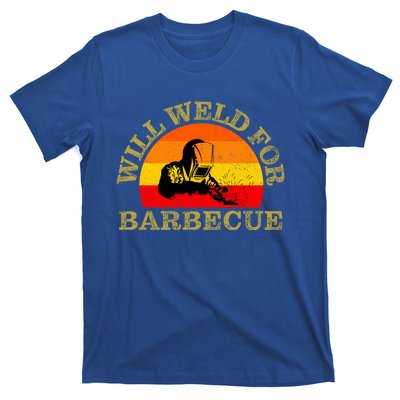 Will Weld For Barbecue Funny Welding Welder Gift T-Shirt