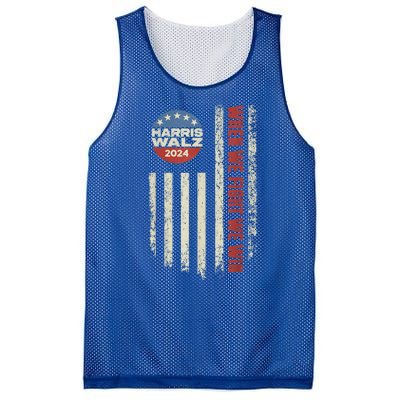 When We Fight We Win Kamala Harris Cat Lady Boho Mesh Reversible Basketball Jersey Tank