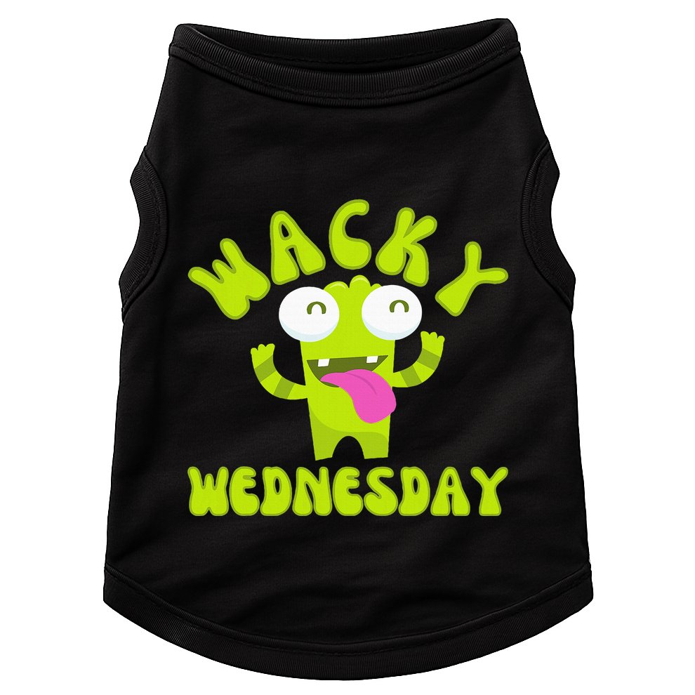 Wacky Wednesday Funny Green Ogre Mismatch Doggie Tank