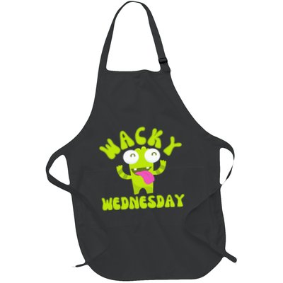 Wacky Wednesday Funny Green Ogre Mismatch Apron