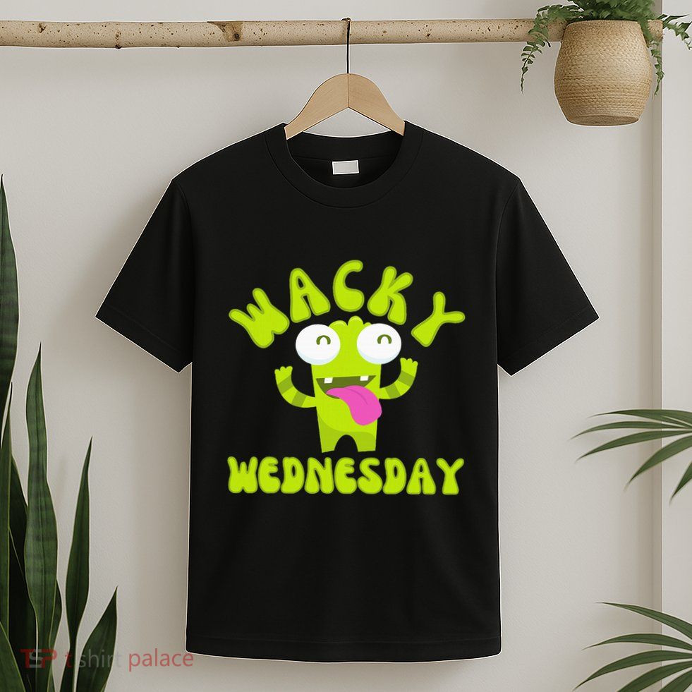 Wacky Wednesday Funny Green Ogre Mismatch T-Shirt