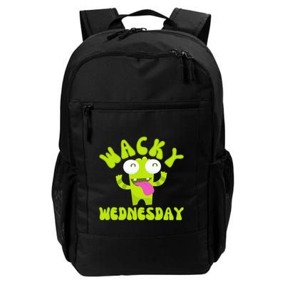 Wacky Wednesday Funny Green Ogre Mismatch Backpack