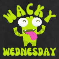 Wacky Wednesday Funny Green Ogre Mismatch Adult Drive Performance Visor