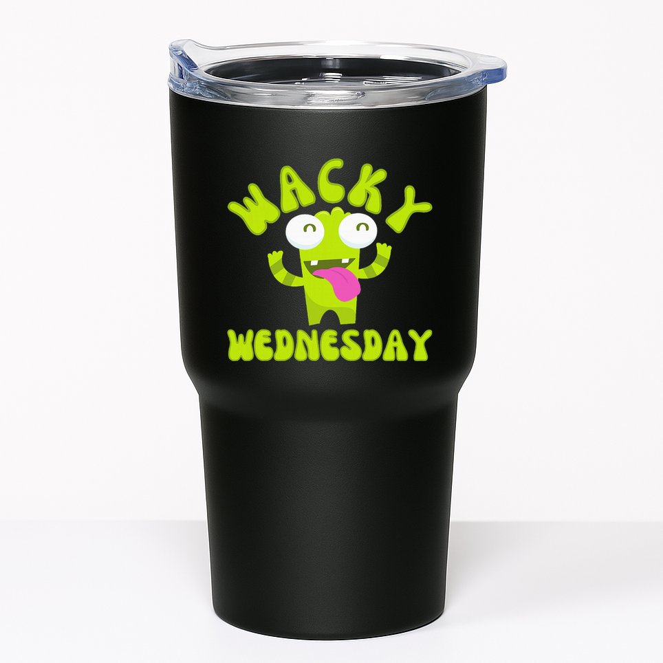 Wacky Wednesday Funny Green Ogre Mismatch Tumbler