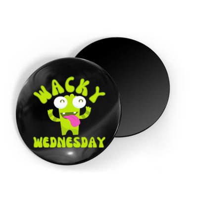 Wacky Wednesday Funny Green Ogre Mismatch Magnet