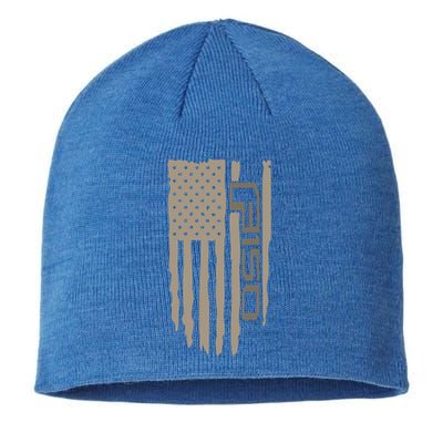 Wandering Wheels F150 American Flag Gift Sustainable Beanie