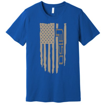 Wandering Wheels F150 American Flag Gift Premium T-Shirt