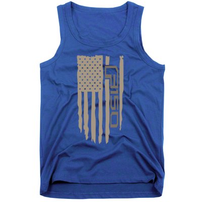 Wandering Wheels F150 American Flag Gift Tank Top