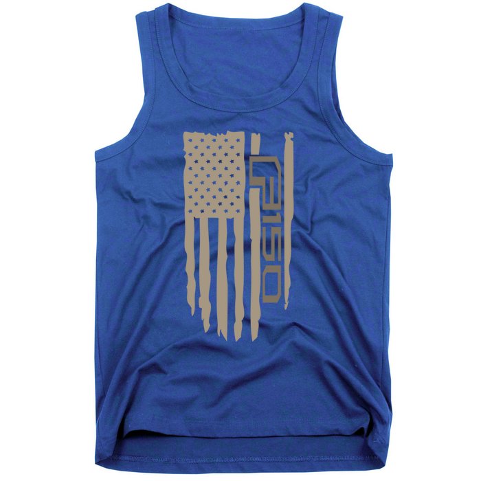 Wandering Wheels F150 American Flag Gift Tank Top