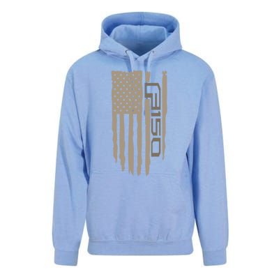 Wandering Wheels F150 American Flag Gift Unisex Surf Hoodie