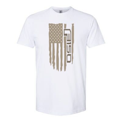 Wandering Wheels F150 American Flag Gift Softstyle® CVC T-Shirt