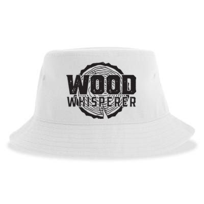 Wood Whisperer Funny Woodworking Sustainable Bucket Hat