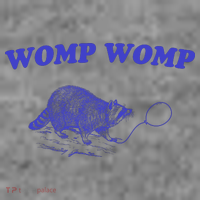 Womp Womp Funny Retro Raccoon Tall Sweatshirt