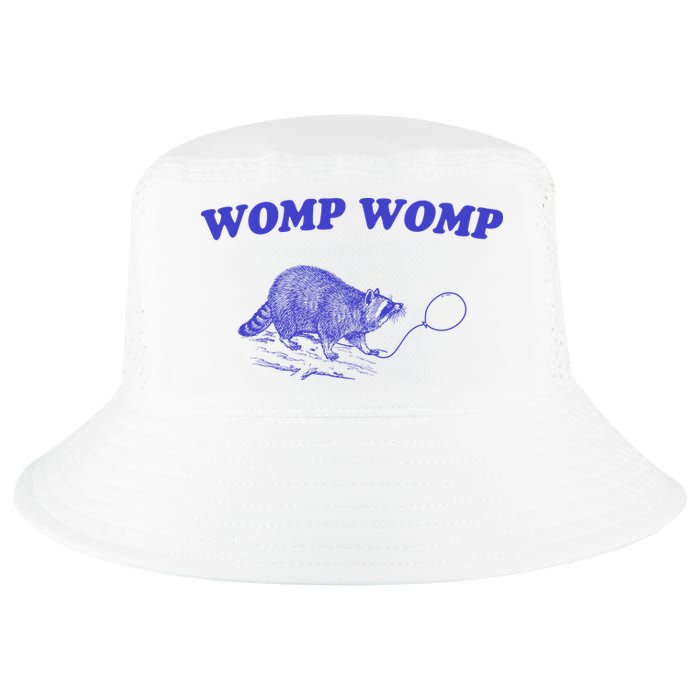 Womp Womp Funny Retro Raccoon Cool Comfort Performance Bucket Hat