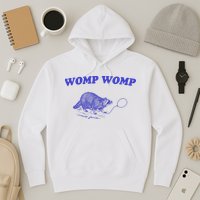Womp Womp Funny Retro Raccoon Hoodie