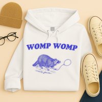 Womp Womp Funny Retro Raccoon Hoodie