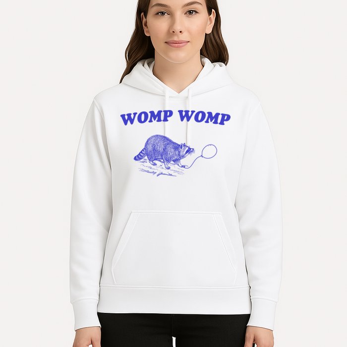 Womp Womp Funny Retro Raccoon Hoodie