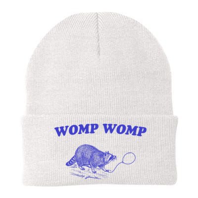 Womp Womp Funny Retro Raccoon Beanie