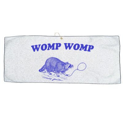Womp Womp Funny Retro Raccoon Large Microfiber Waffle Golf Towel