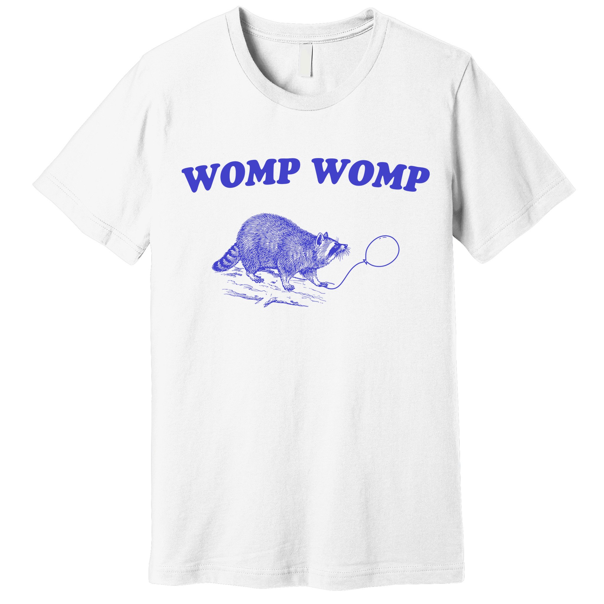 Womp Womp Funny Retro Raccoon Premium T-Shirt