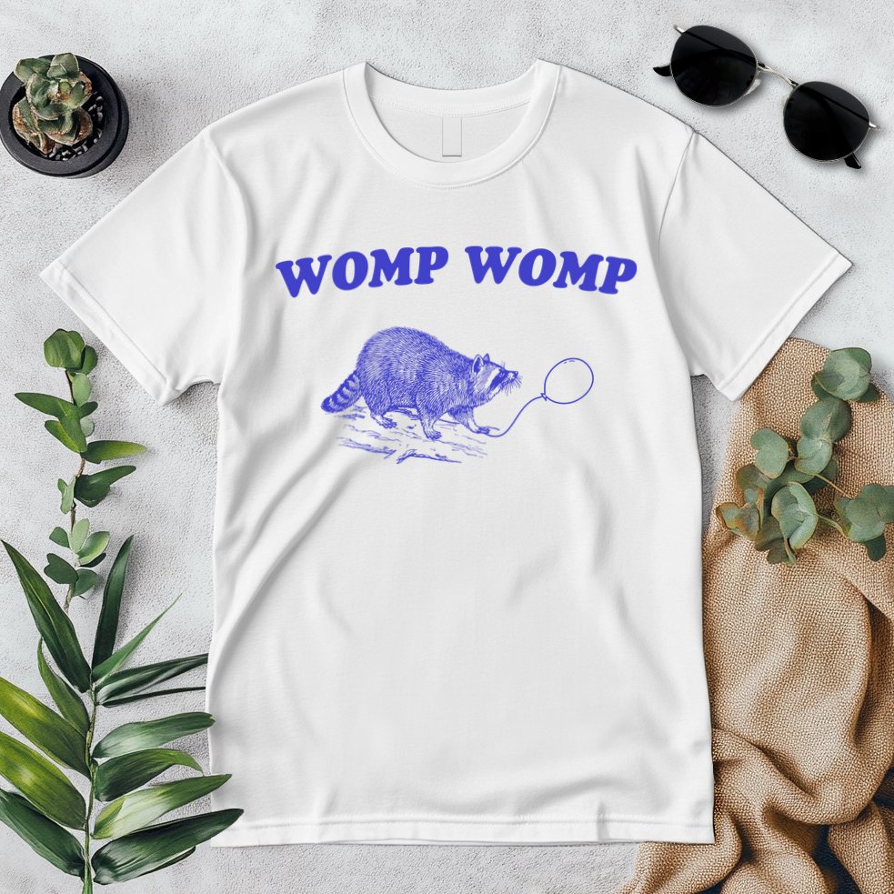 Womp Womp Funny Retro Raccoon Premium T-Shirt
