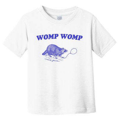 Womp Womp Funny Retro Raccoon Toddler T-Shirt