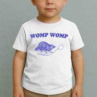 Womp Womp Funny Retro Raccoon Toddler T-Shirt