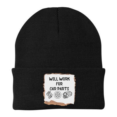 Will Work For Car Parts Car Enthusiast Muscle Car Beanie