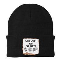 Will Work For Car Parts Car Enthusiast Muscle Car Beanie
