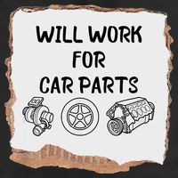 Will Work For Car Parts Car Enthusiast Muscle Car Hat