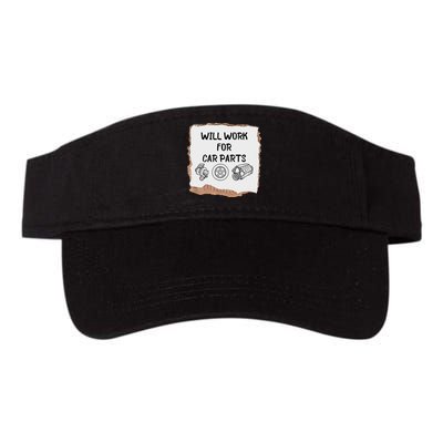 Will Work For Car Parts Car Enthusiast Muscle Car Visor