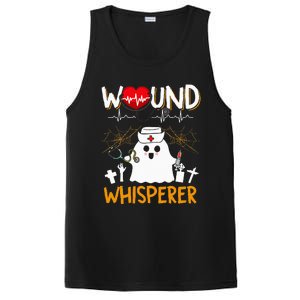 Wound Whisperer Funny Halloween Cute Ghost Nurse PosiCharge Competitor Tank