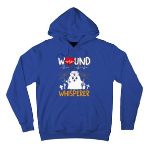 Wound Whisperer Funny Halloween Cute Ghost Nurse Hoodie