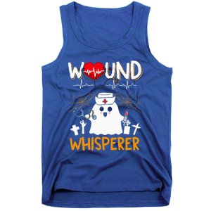 Wound Whisperer Funny Halloween Cute Ghost Nurse Tank Top