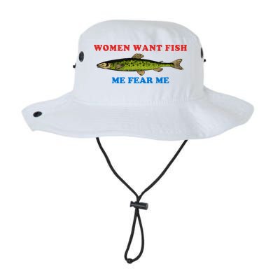 Women Want Fish Me Fear Me Funny Fish Fishing Gift Trending Idea Bucket Hat