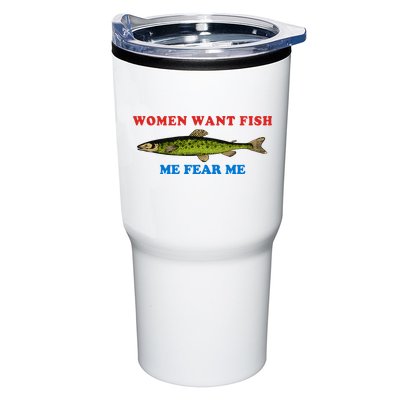 Women Want Fish Me Fear Me Funny Fish Fishing Gift Trending Idea Tumbler