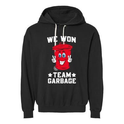 We Won Garbage Team Garment-Dyed Fleece Hoodie