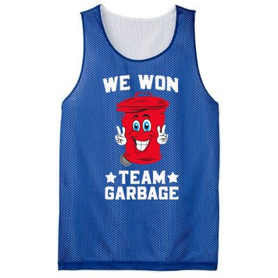 We Won Garbage Team Mesh Reversible Basketball Jersey Tank