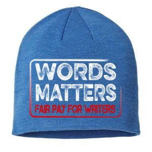 WGA Writers Guild Of America On Strike Anti AI Chatbots Sustainable Beanie