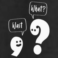 Wait. What Grammar Pun Punctuation Joke English Teacher Golf Towel