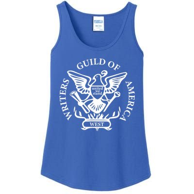 WGA Writers Guild Of America On Strike Anti AI Chatbots Ladies Essential Tank