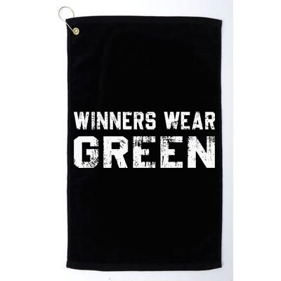 Winners Wear Green Team Spirit Game Competition Color War Golf Towel