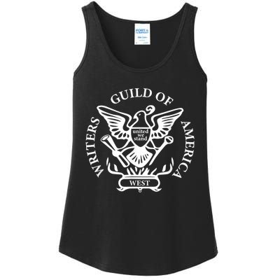 WGA Writers Guild Of America On Strike Anti AI Chatbots Ladies Essential Tank