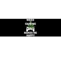 Weed While Gaming Cool Weed Lover Gamer Bumper Sticker