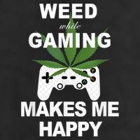 Weed While Gaming Cool Weed Lover Gamer Adult Drive Performance Visor